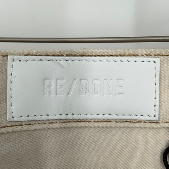 NEW! RE/DONE Size 23 90s Crop Low Slung Rinsed Birch Denim Jeans $275 msrp I11-6 - Picture 5 of 11